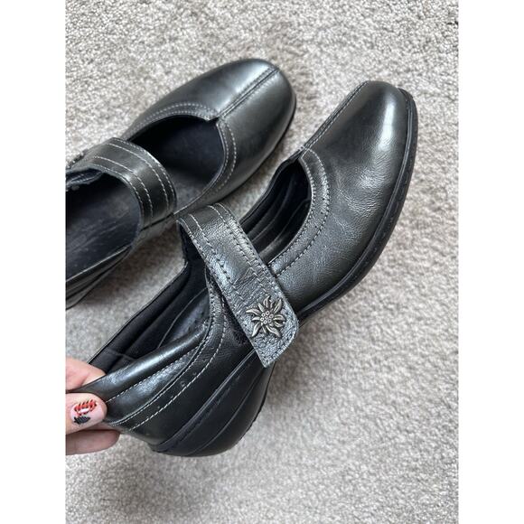 SPRING STEP Amparo Mary Jane Flat Shoes Charcoal 38 7.5 - Picture 7 of 9